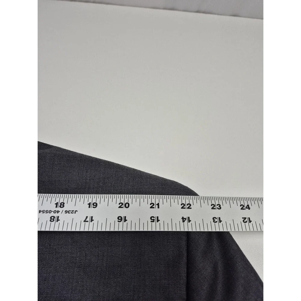 ZINO Suit Mens 52 Gray Wool Super 120s 2 Piece 47x36 Milan Italy NWT FLAW